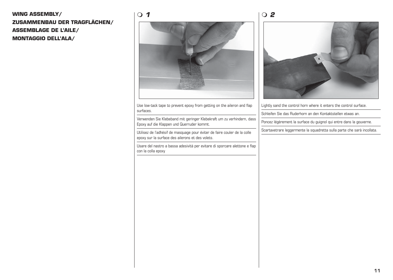 E-flite L-13 Blanik 4.2 m ARF User Manual | Page 11 / 60