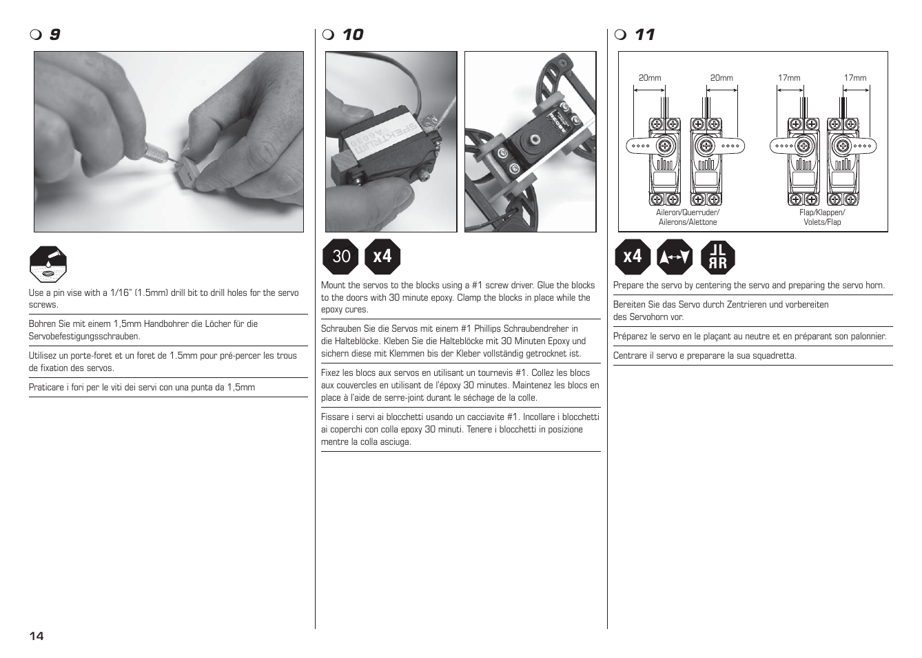 Lr l r | E-flite L-13 Blanik 4.2 m ARF User Manual | Page 14 / 60