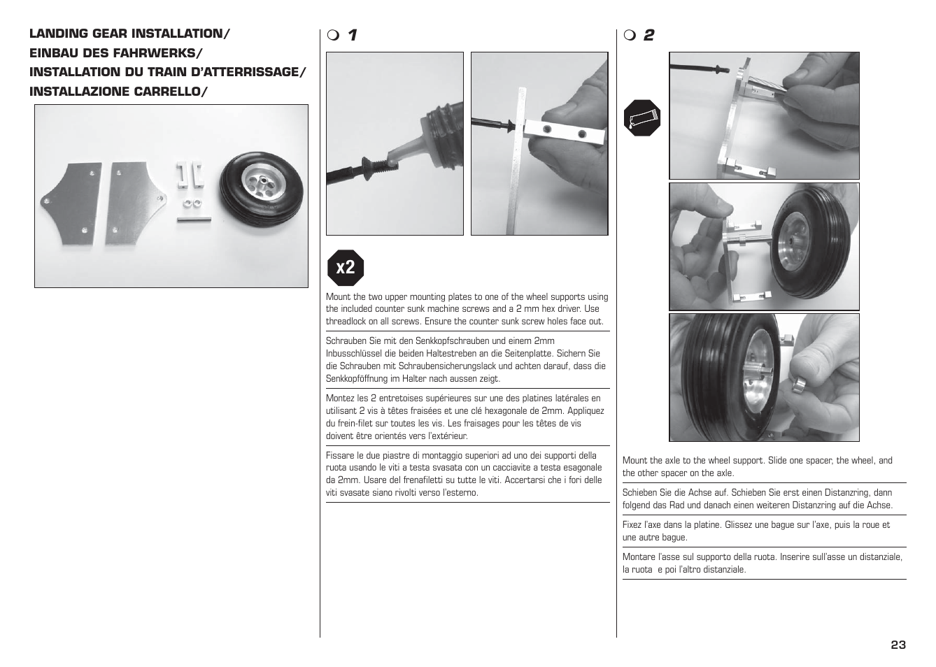 E-flite L-13 Blanik 4.2 m ARF User Manual | Page 23 / 60