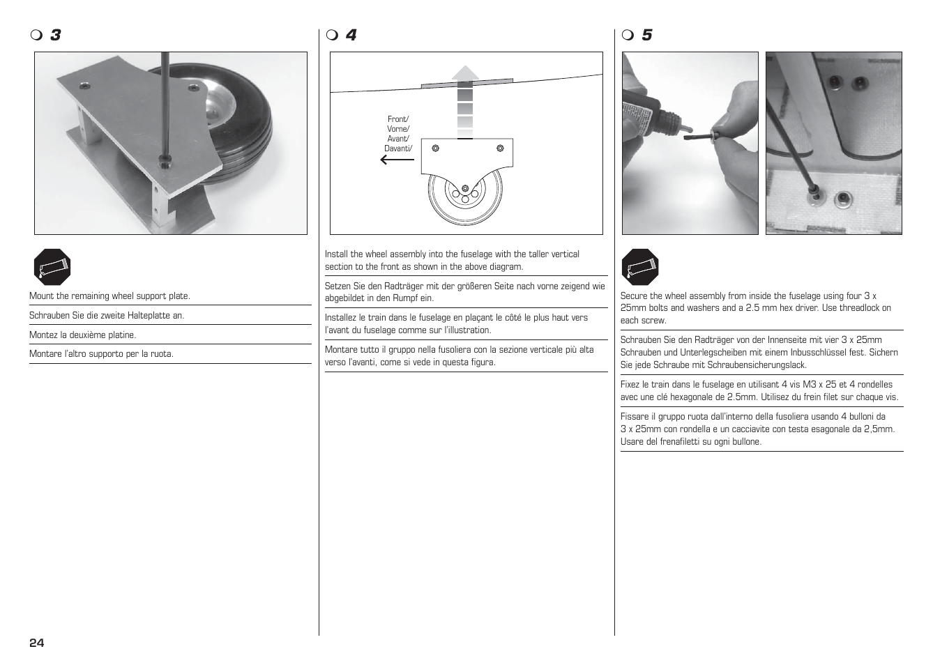 E-flite L-13 Blanik 4.2 m ARF User Manual | Page 24 / 60