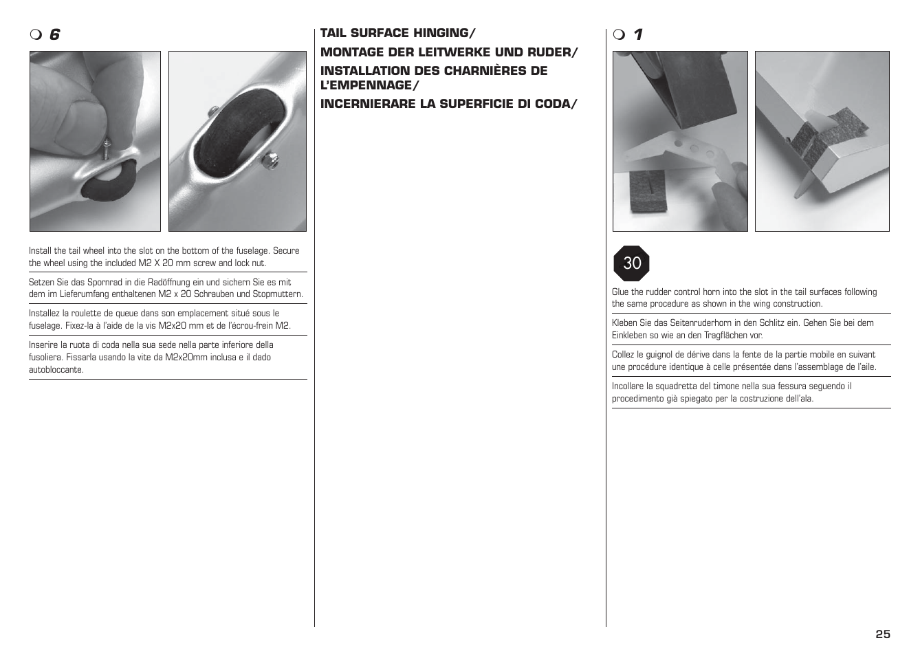 E-flite L-13 Blanik 4.2 m ARF User Manual | Page 25 / 60