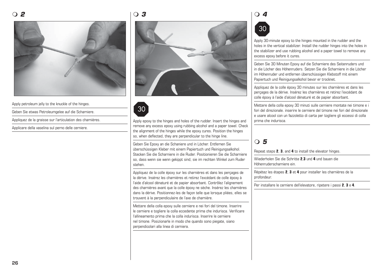 E-flite L-13 Blanik 4.2 m ARF User Manual | Page 26 / 60
