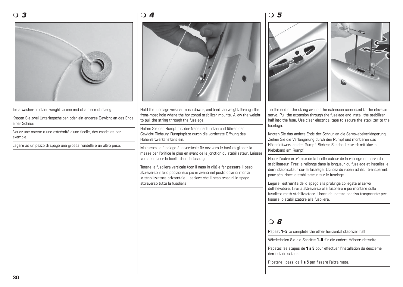 E-flite L-13 Blanik 4.2 m ARF User Manual | Page 30 / 60