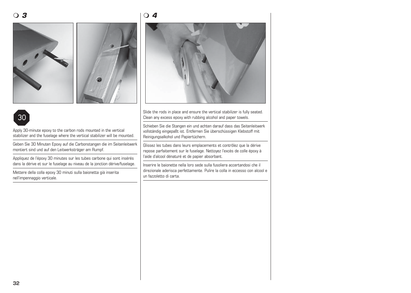 E-flite L-13 Blanik 4.2 m ARF User Manual | Page 32 / 60