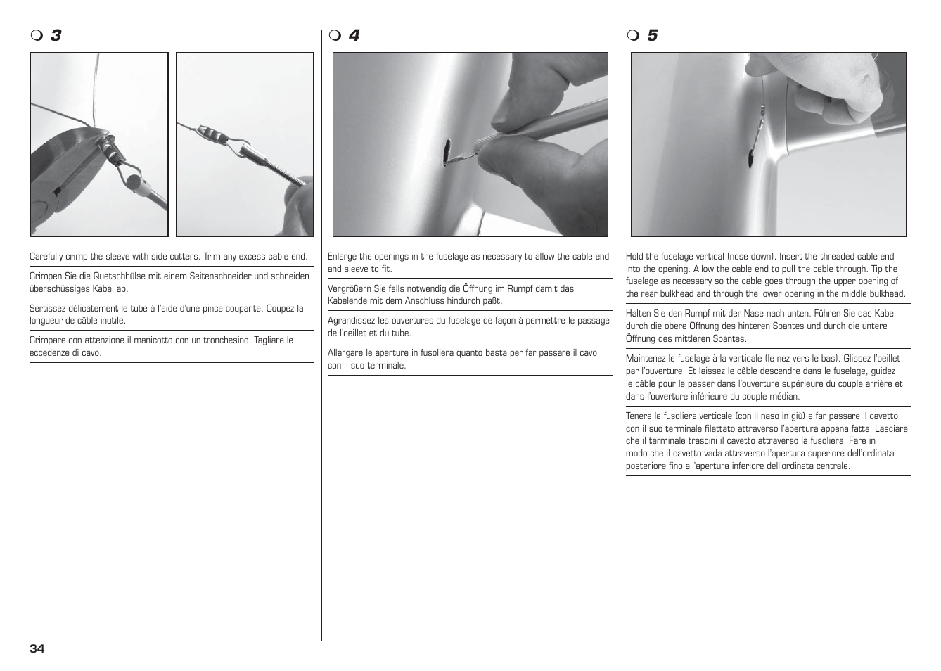 E-flite L-13 Blanik 4.2 m ARF User Manual | Page 34 / 60