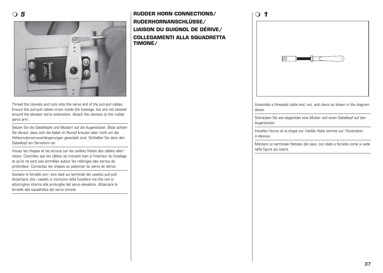 E-flite L-13 Blanik 4.2 m ARF User Manual | Page 37 / 60