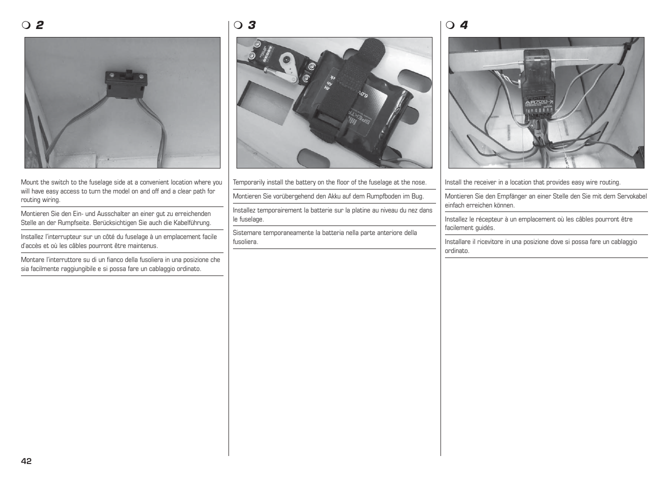 E-flite L-13 Blanik 4.2 m ARF User Manual | Page 42 / 60