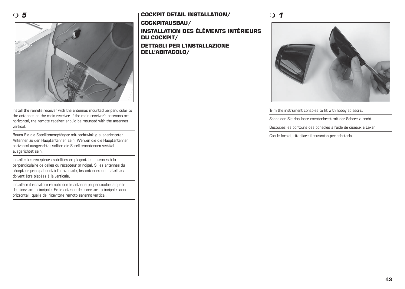 E-flite L-13 Blanik 4.2 m ARF User Manual | Page 43 / 60