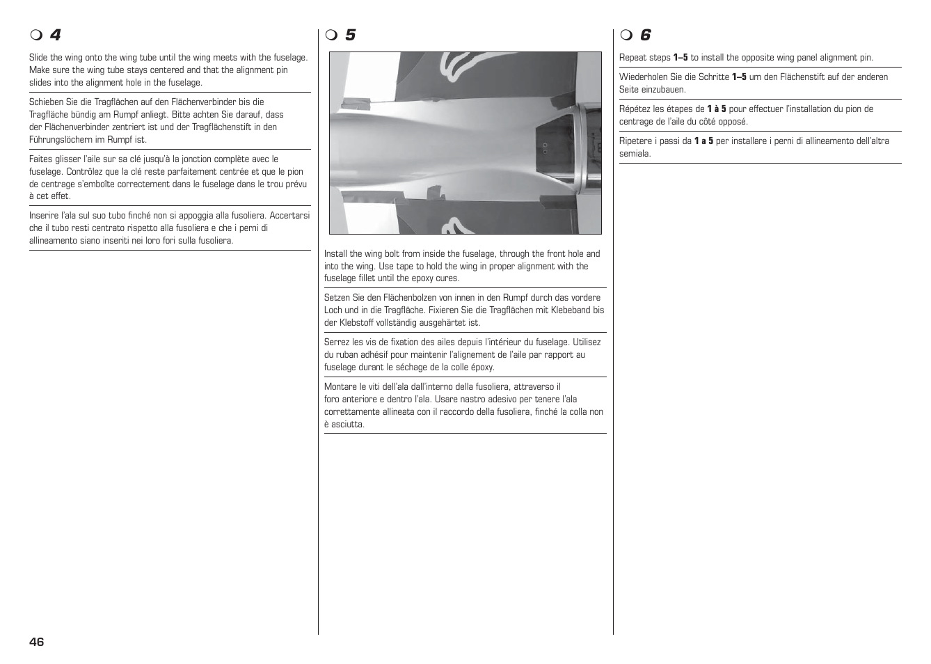 E-flite L-13 Blanik 4.2 m ARF User Manual | Page 46 / 60