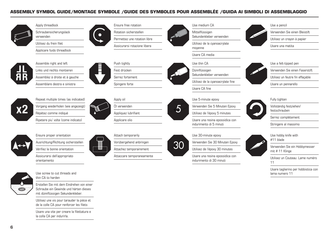 Lr l r | E-flite L-13 Blanik 4.2 m ARF User Manual | Page 6 / 60