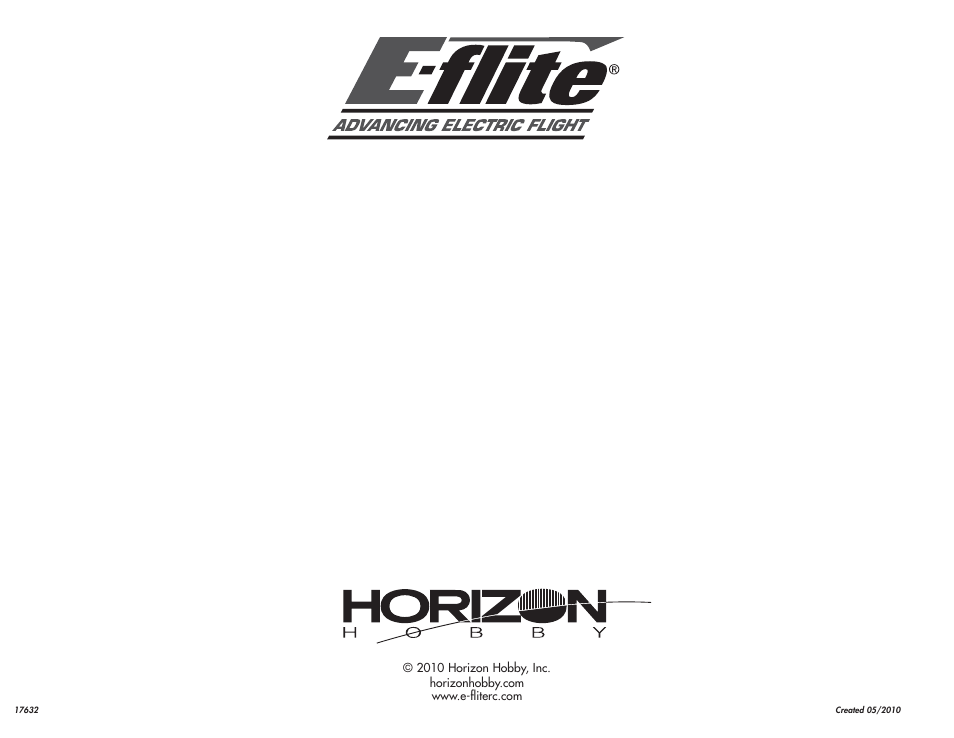 E-flite Rhapsody 25e ARF User Manual | Page 24 / 24