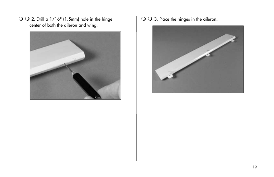 E-flite J-3 Cub 25 ARF User Manual | Page 19 / 52