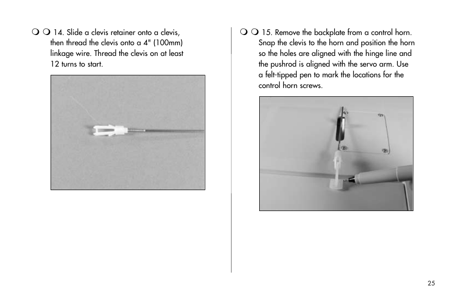 E-flite J-3 Cub 25 ARF User Manual | Page 25 / 52