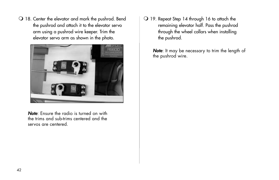 E-flite J-3 Cub 25 ARF User Manual | Page 42 / 52