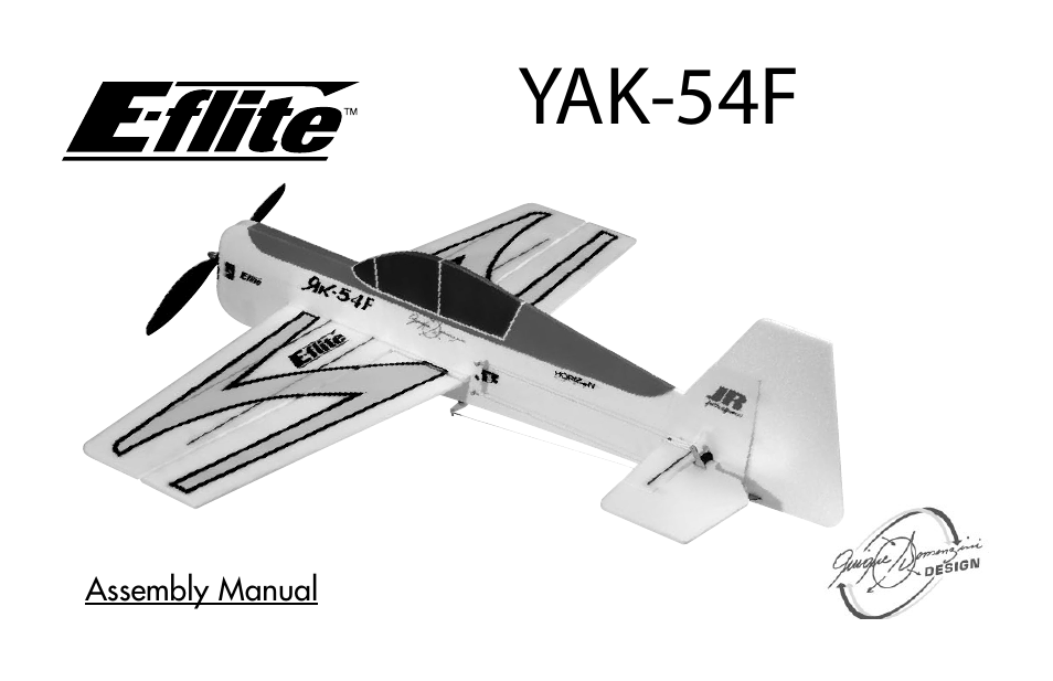 E-flite Yak 54F 3D ARF User Manual | 31 pages