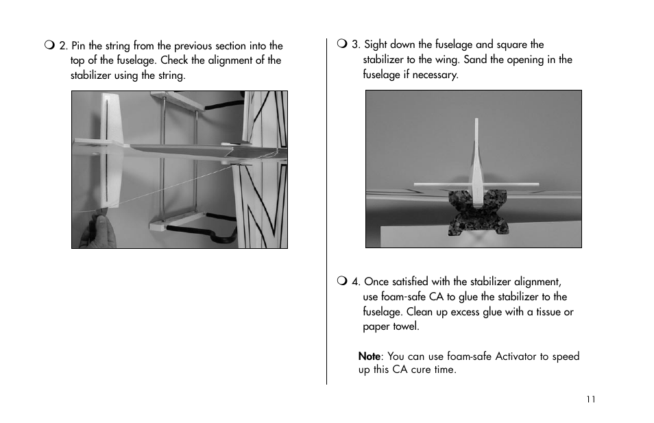 E-flite Yak 54F 3D ARF User Manual | Page 11 / 31