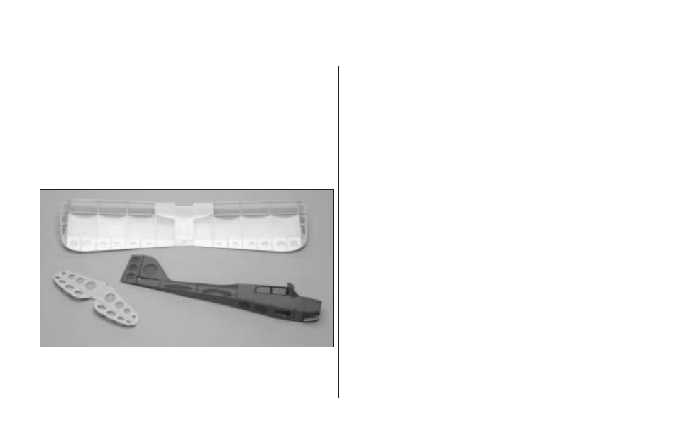 Contents of kit/parts layout | E-flite Gypsy 370 ARF User Manual | Page 4 / 36