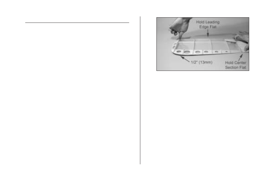 Checking the wing washout | E-flite Gypsy 370 ARF User Manual | Page 7 / 36