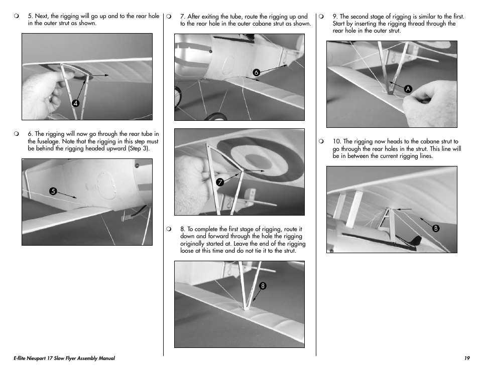 E-flite Nieuport 17 250 ARF User Manual | Page 19 / 28