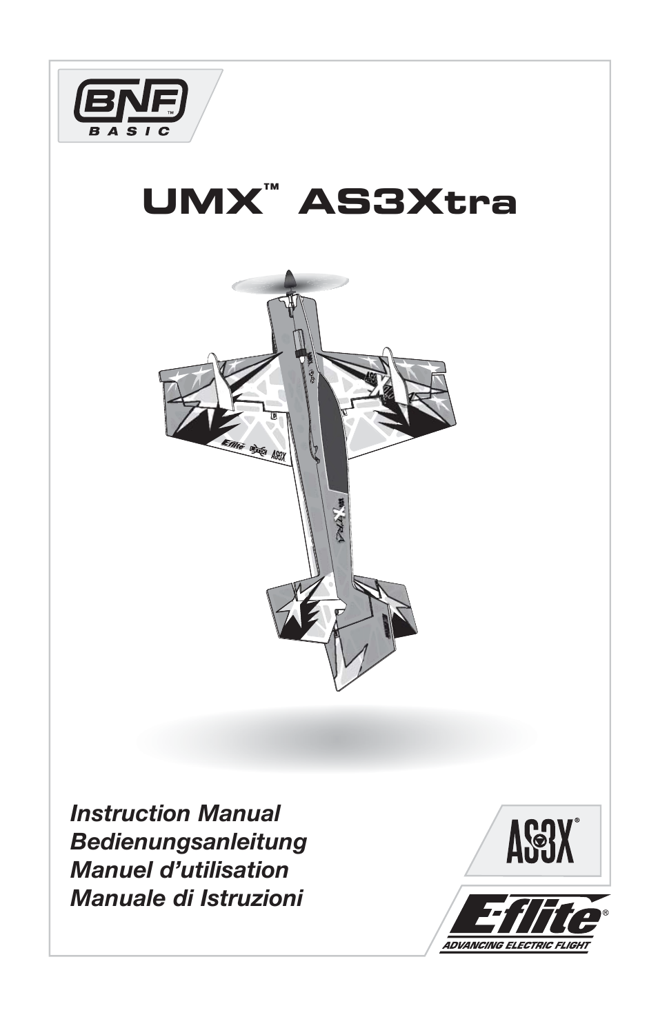 E-flite UMX AS3Xtra BNF Basic User Manual | 18 pages