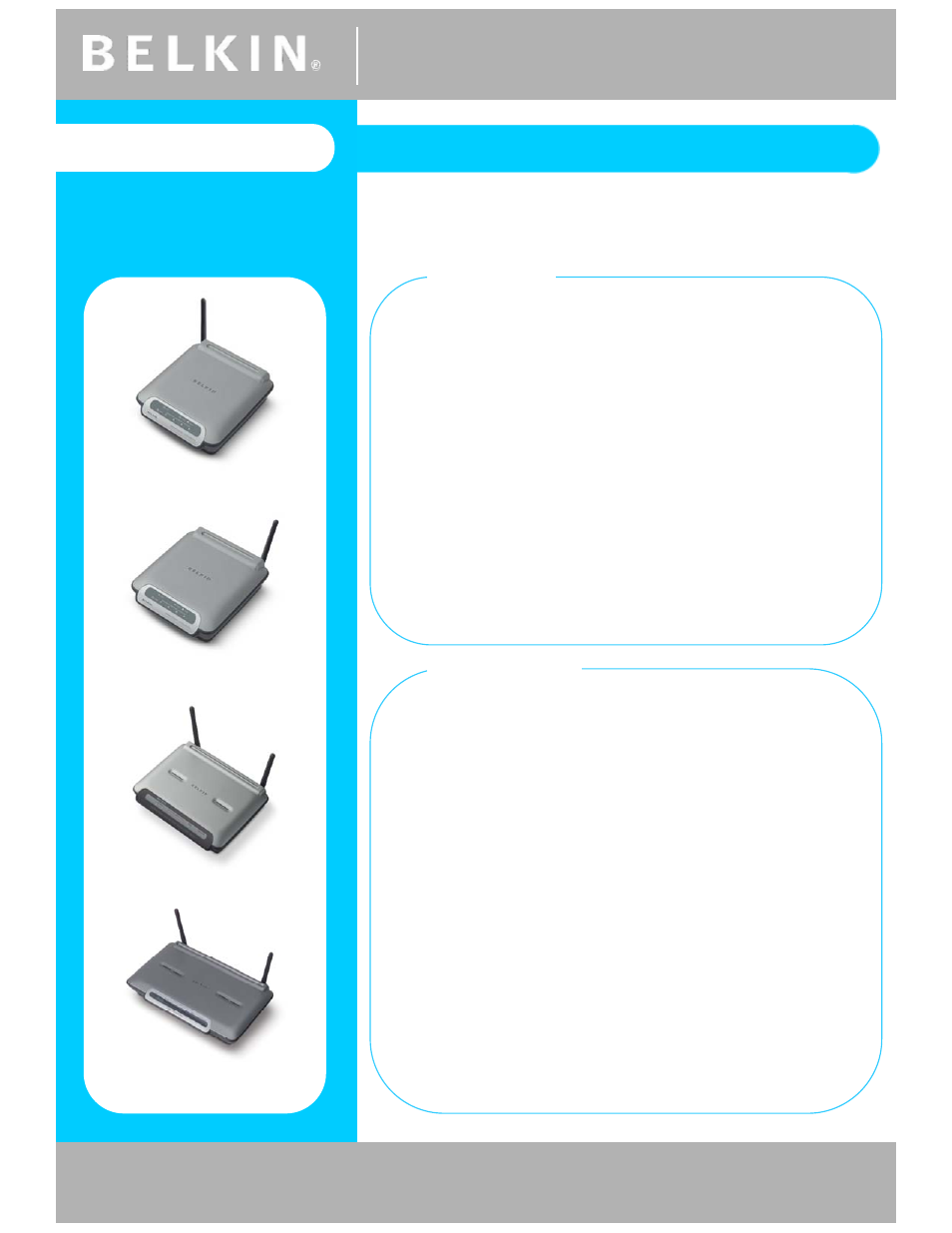 Belkin F5D7230 User Manual | 3 pages