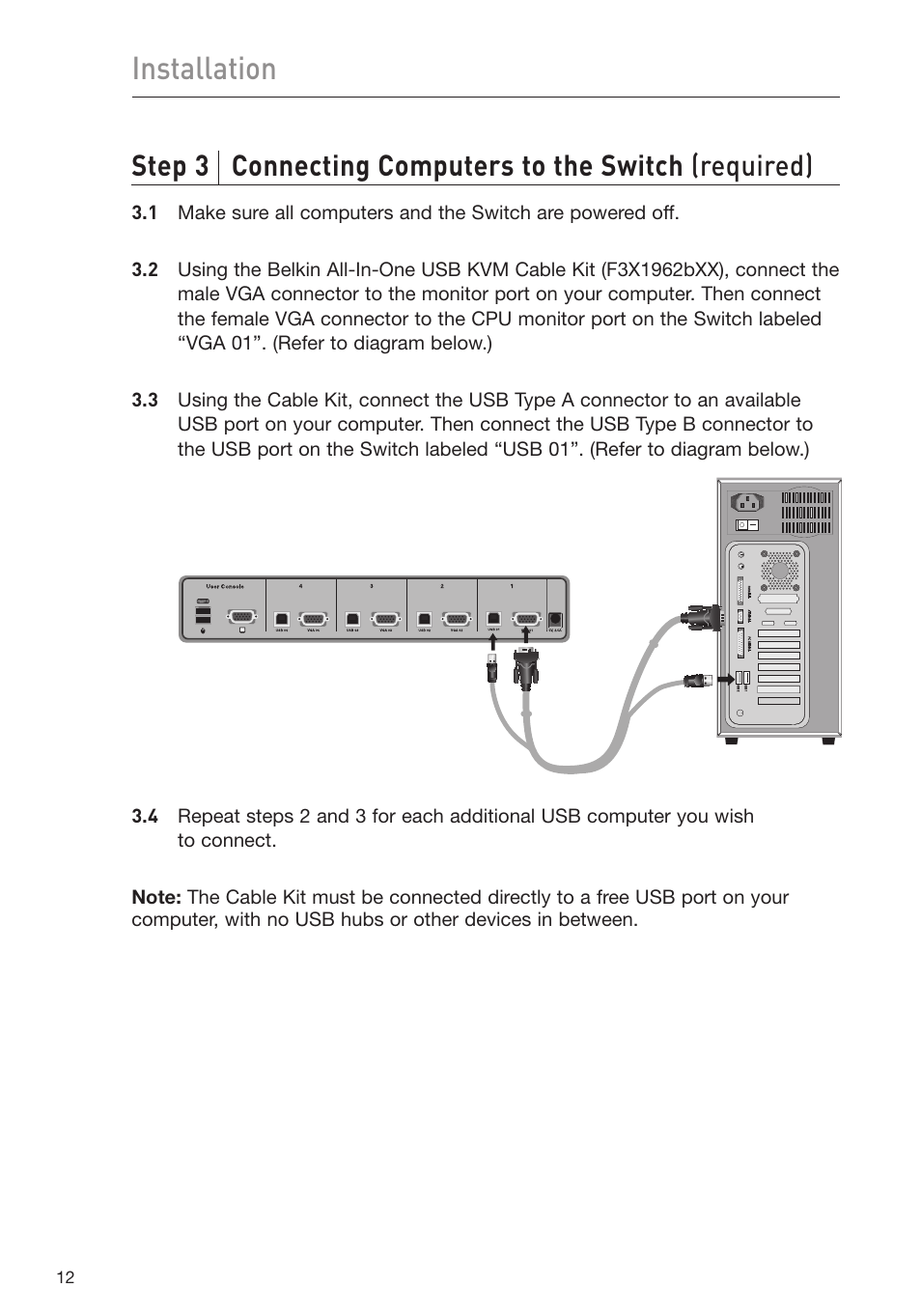 Installation | Belkin OmniView Secure Kvm Switch F1DN102U User Manual | Page 17 / 26