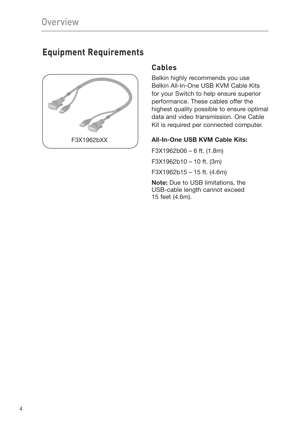 Overview, Equipment requirements | Belkin OmniView Secure Kvm Switch F1DN102U User Manual | Page 9 / 26