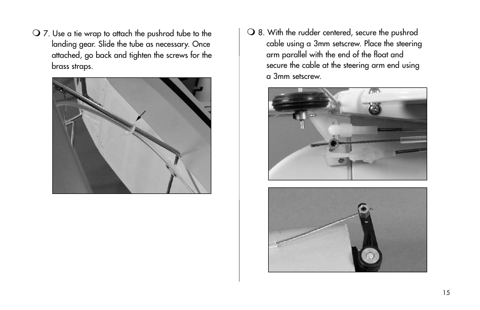 E-flite 25-Size Fiberglass ARF Floats User Manual | Page 15 / 32