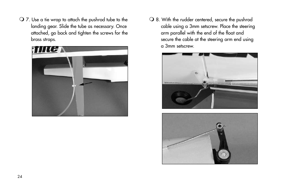 E-flite 25-Size Fiberglass ARF Floats User Manual | Page 24 / 32