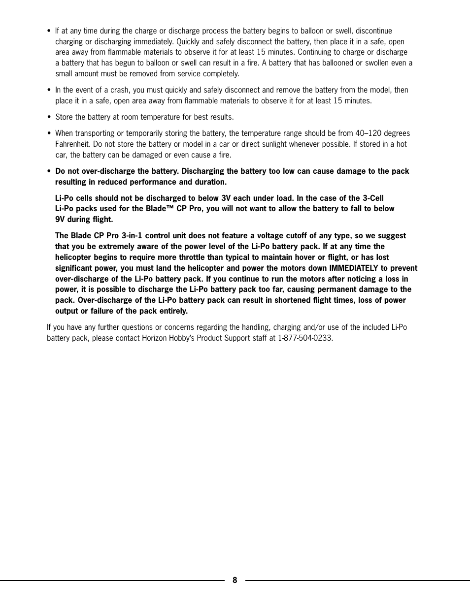 E-flite 3-Cell LiPo Balancing Charger, 0.8A User Manual | Page 2 / 6