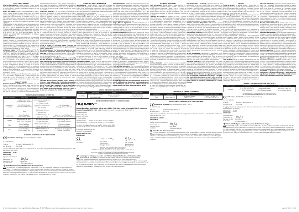 E-flite 80-Amp Pro Switch-Mode BEC Brushless ESC, EC5 (V2) User Manual | Page 3 / 3