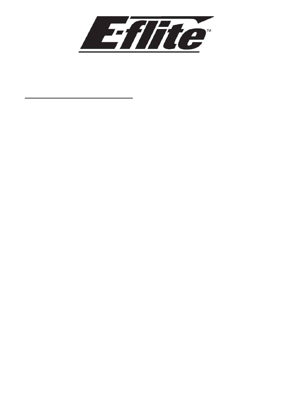 E-flite BL400 Ducted Fan Outrunner, 3500Kv (Twin Pack) User Manual | 4 pages