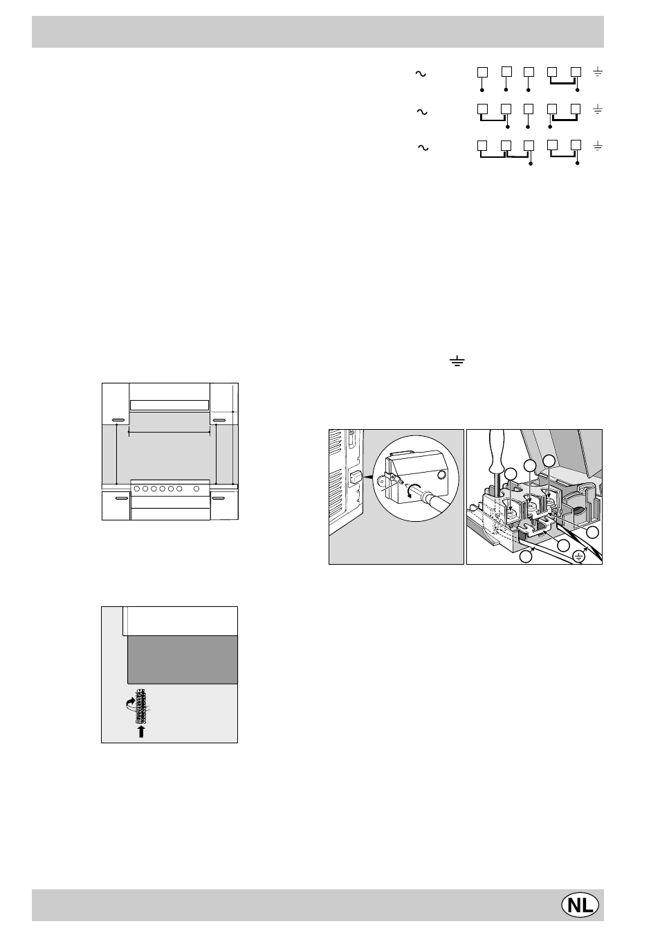 Het installeren | Indesit K3C55/R User Manual | Page 53 / 62