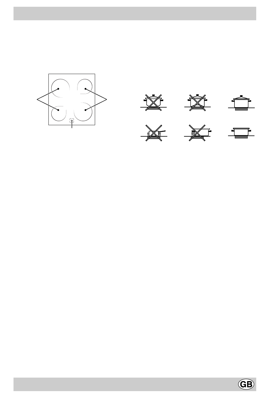 Instructions for using glass ceramic hobs | Indesit K3C55/R User Manual | Page 9 / 62