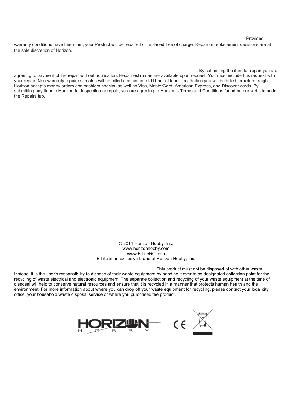 E-flite Rotor, 5-Blade: Delta-V 32 User Manual | Page 4 / 4