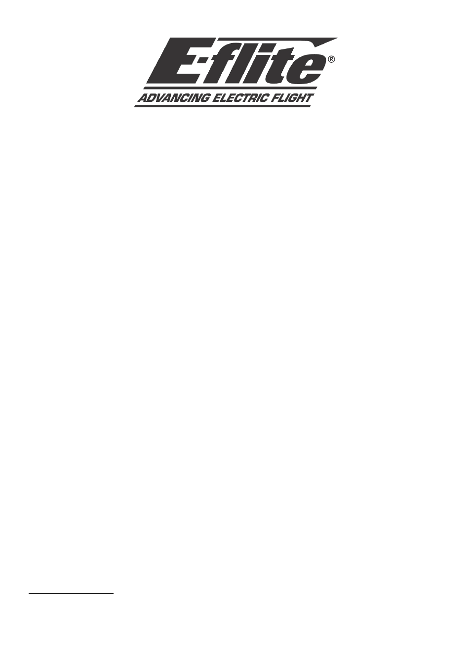 E-flite Delta-V 480 65mm EDF System, 4800Kv User Manual | 4 pages