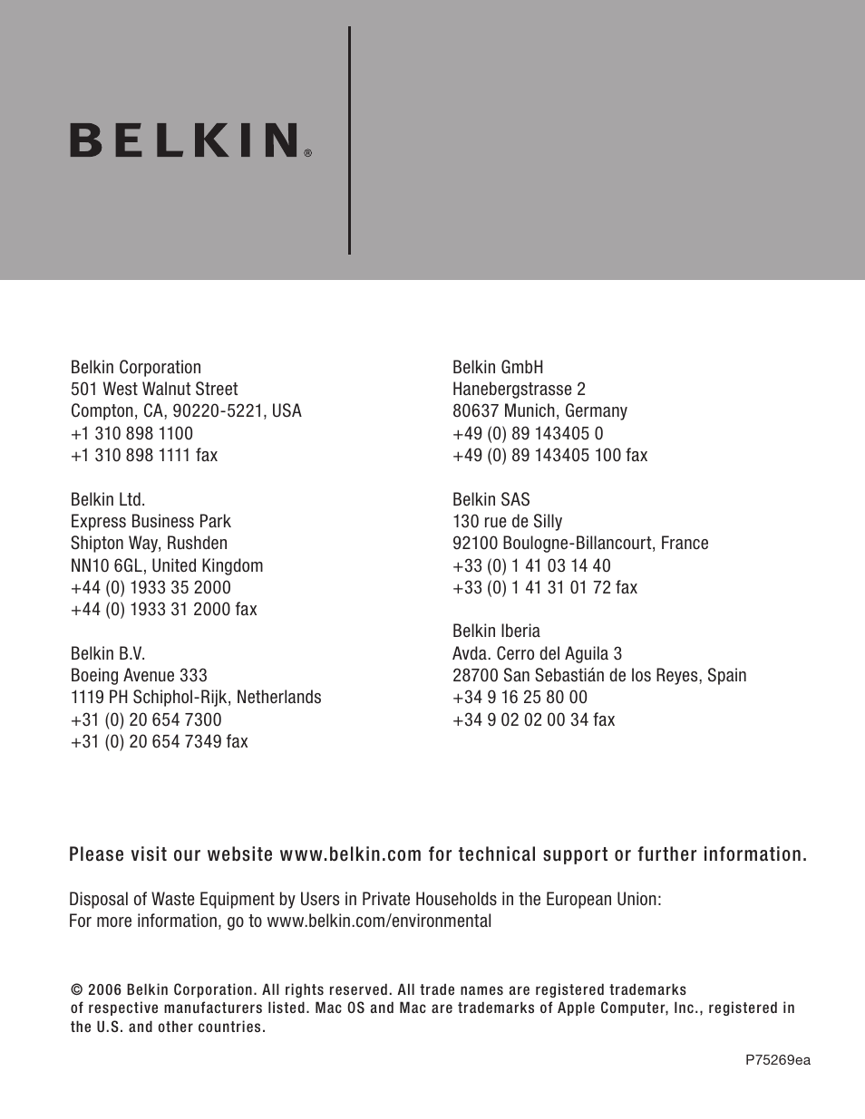 Belkin F5U237 User Manual | Page 10 / 52