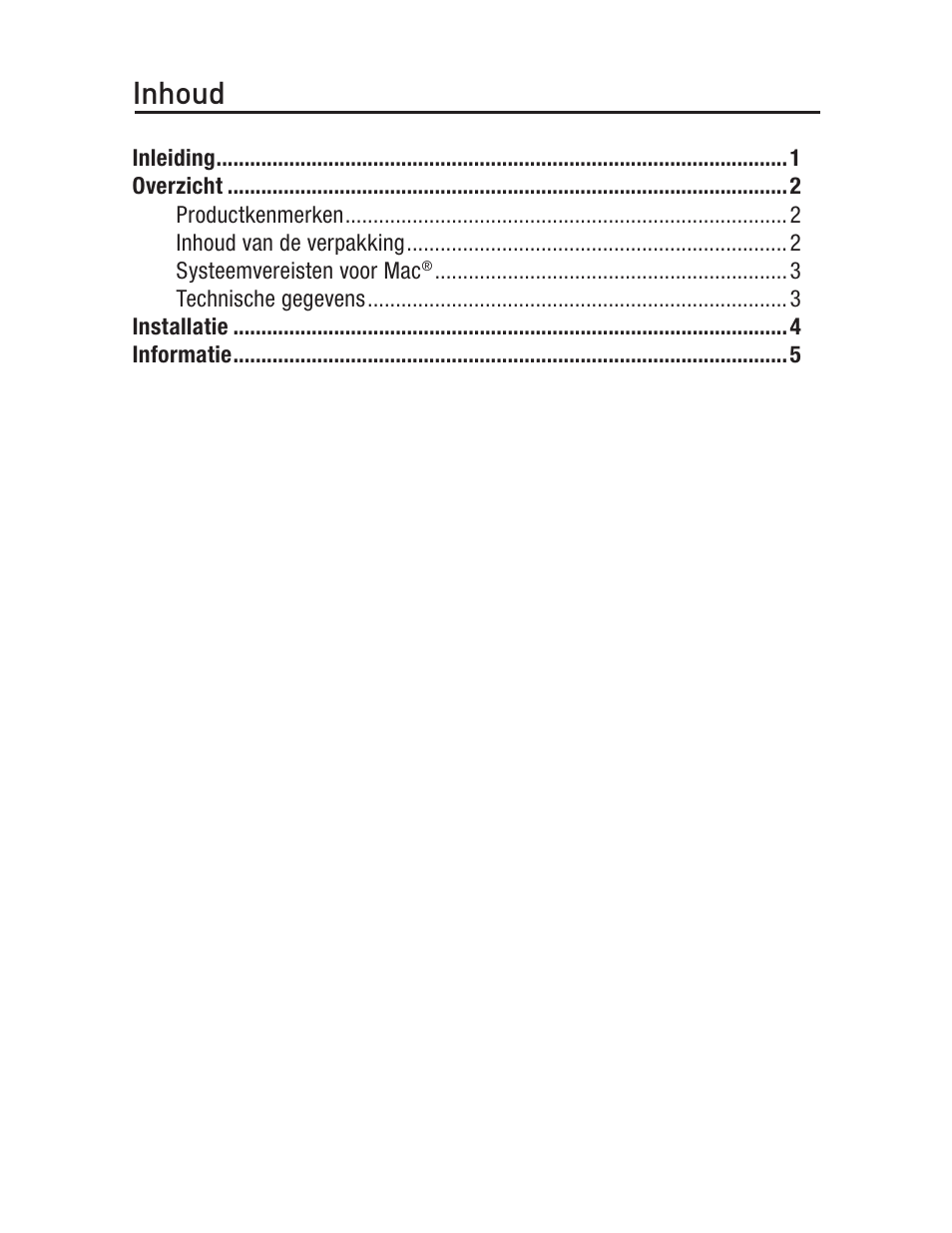 Inhoud | Belkin F5U237 User Manual | Page 28 / 52
