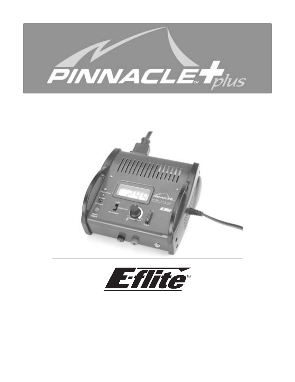 E-flite Pinnacle+ AC/DC 1-14C Charger User Manual | 4 pages