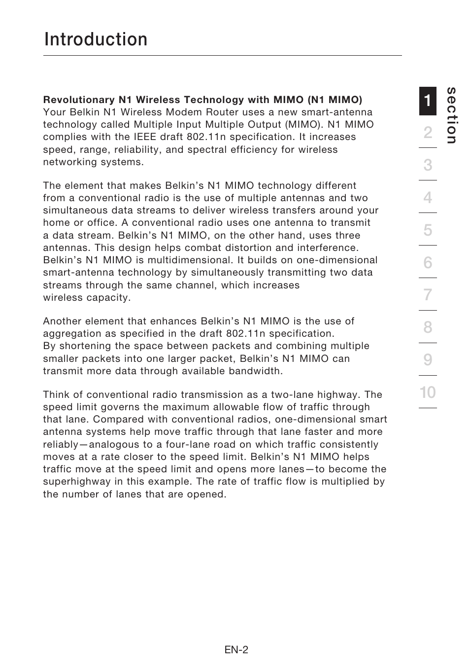 Introduction | Belkin N1 Wireless Modem Router F5D8631-4 User Manual | Page 4 / 102