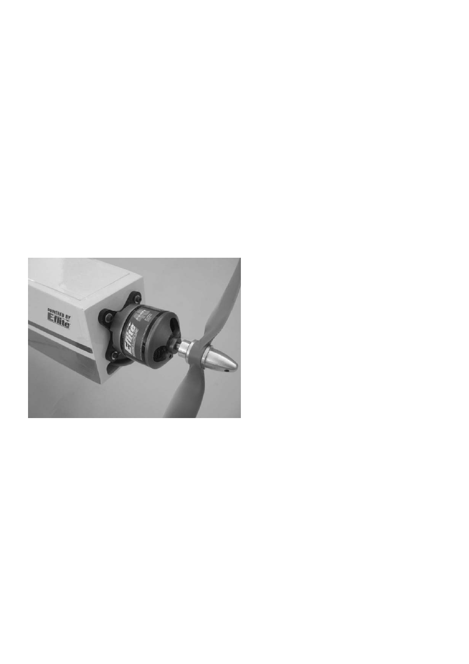Operating instructions | E-flite Power 60 Brushless Outrunner Motor, 400Kv User Manual | Page 3 / 4