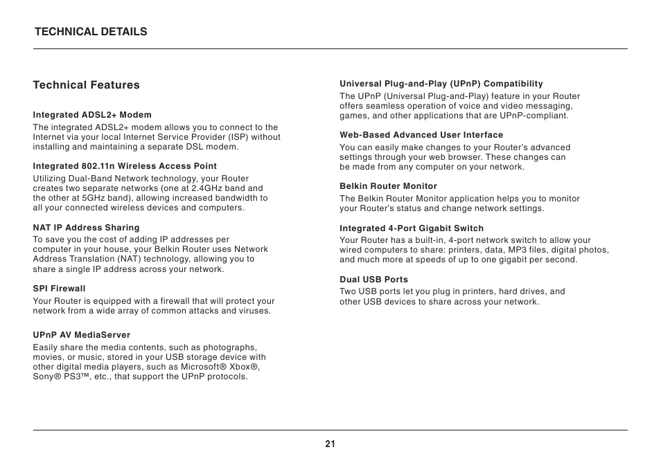 Belkin PLAY MAX 8820ED00396_F7D4401_V1 User Manual | Page 21 / 39