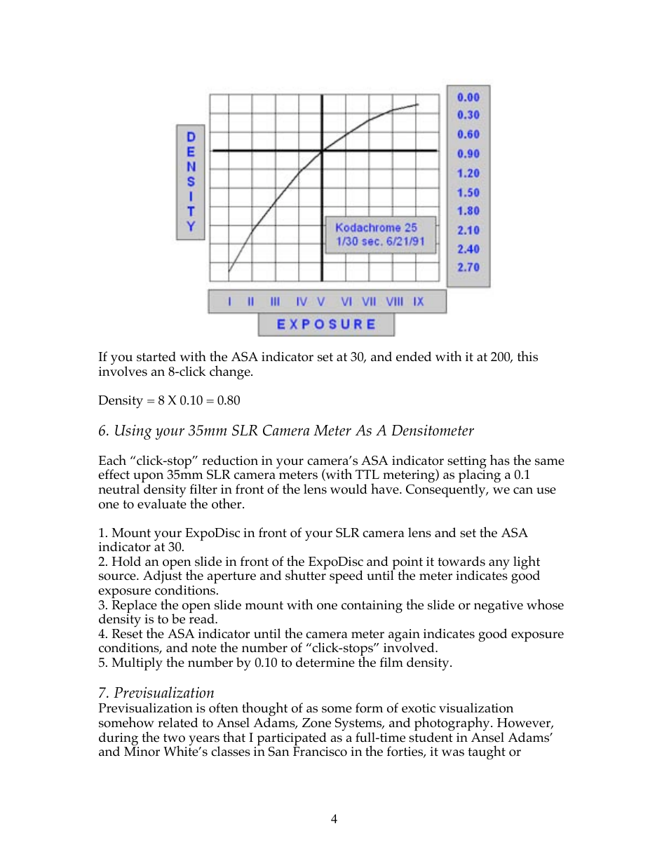 ExpoImaging ExpoDisc Instructions for Film Cameras User Manual | Page 4 / 8