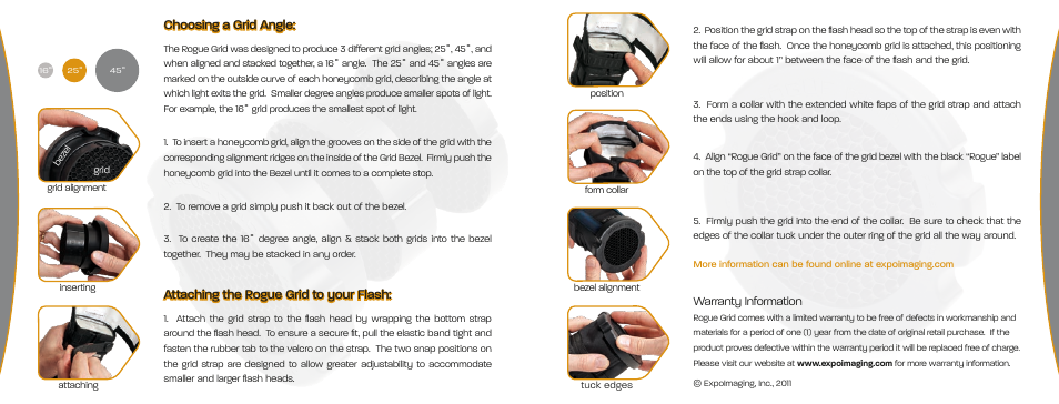 ExpoImaging Rogue Grid User Manual | 1 page