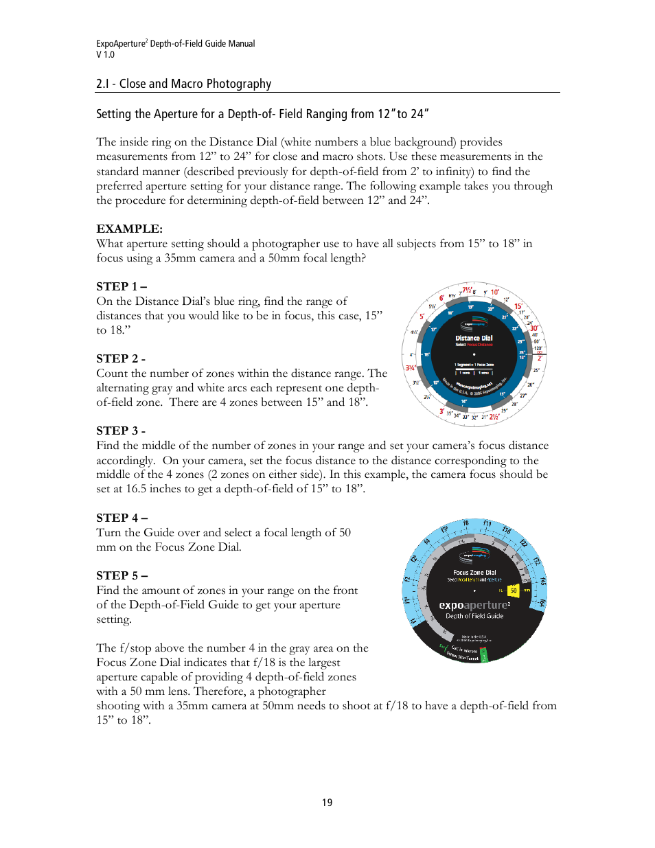 ExpoImaging ExpoAperture2 Manual (Imperial/Standard) User Manual | Page 19 / 23