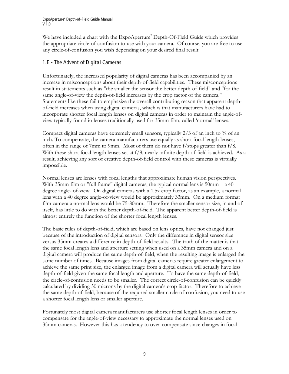 ExpoImaging ExpoAperture2 Manual (Imperial/Standard) User Manual | Page 9 / 23