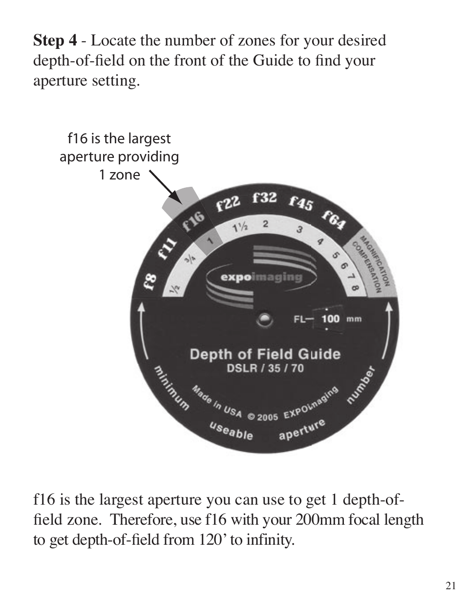 ExpoImaging ExpoAperture User Manual | Page 21 / 48