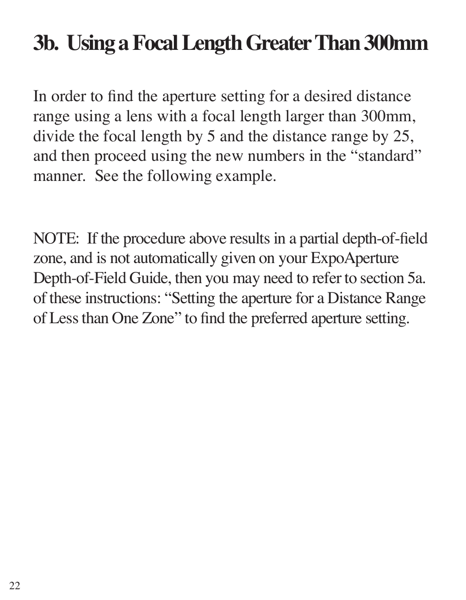 3b. using a focal length greater than 300mm | ExpoImaging ExpoAperture User Manual | Page 22 / 48