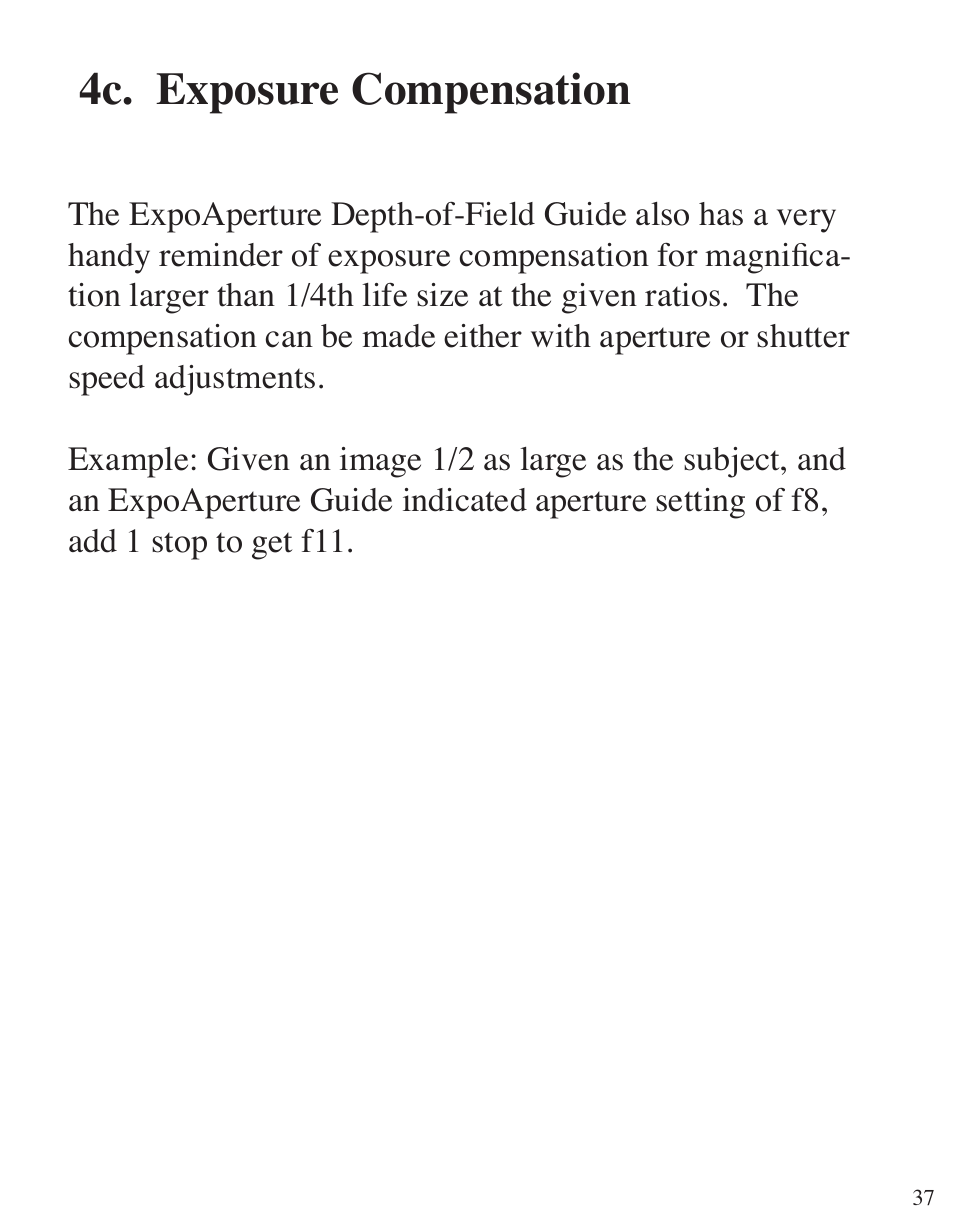 4c. exposure compensation | ExpoImaging ExpoAperture User Manual | Page 37 / 48