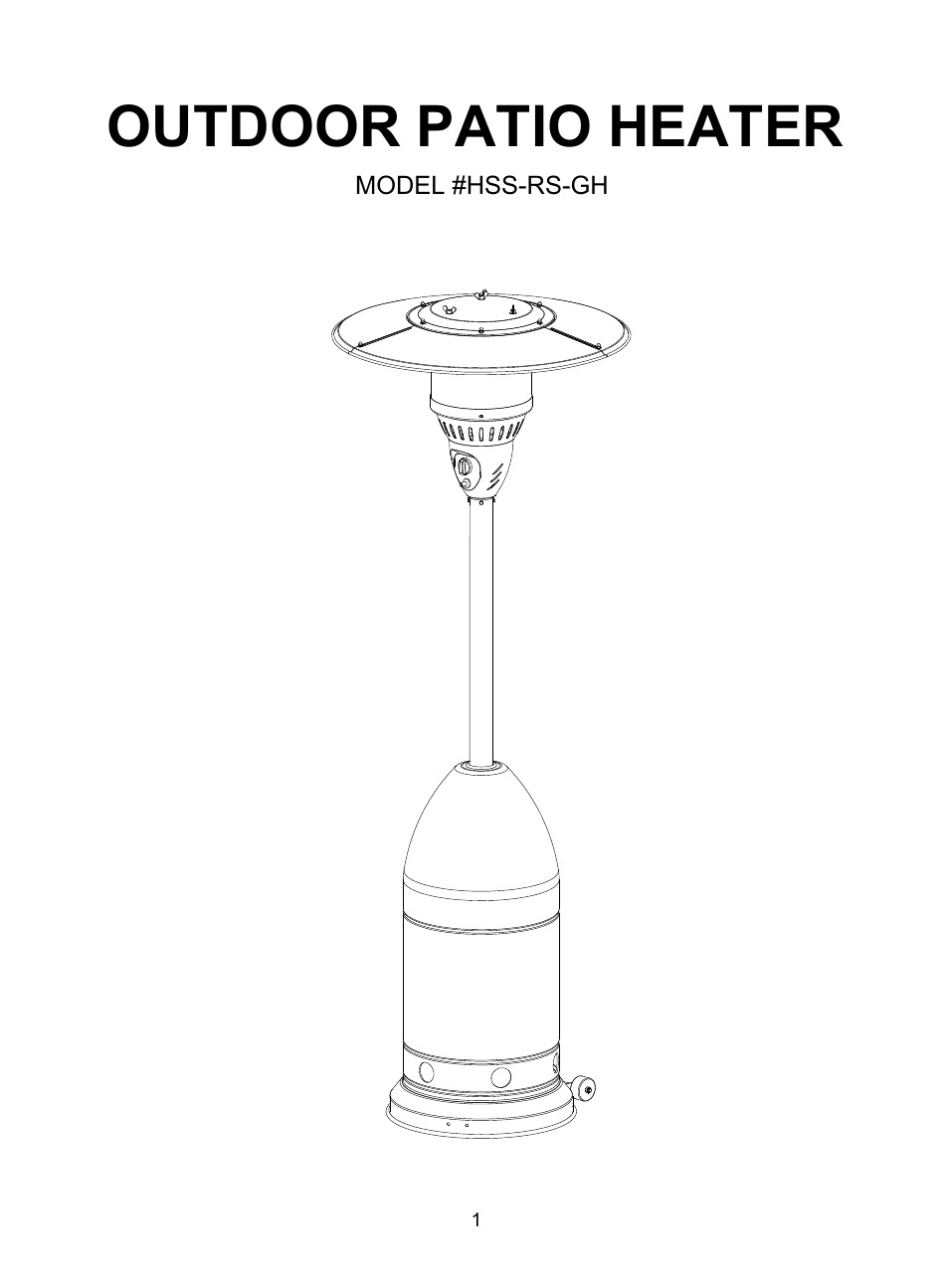 Garden Sun Heater HSS-RS-GH Bullet User Manual | 19 pages